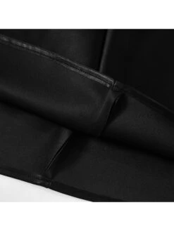 Glossy Halter Low Cut Backless Mini Dress -Women's Clothing Shop P 20240608175608993 138