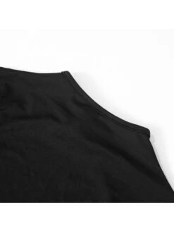 Patchwork Crewneck Backless Short Sleeve Dress -Women's Clothing Shop P 20240611095217729 169