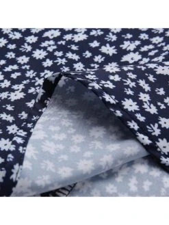 Ruffle Chiffon V Neck Short Sleeve Dress -Women's Clothing Shop P 20240612144807120 837