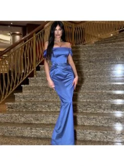 Metallic High Rise Bodycon Short Sleeve Dress