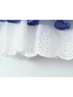 Disty Floral Printing Square Neck Puff Sleeve Dress -Women's Clothing Shop P 20240617143219164 402