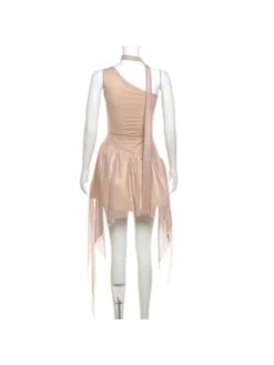 Flower Irregular One Shoulder Mini Dress -Women's Clothing Shop P 20240617164824729 267