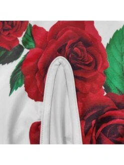 Rose Printed Bodycon Sleeveless Dress -Women's Clothing Shop P 20240617173209212 587