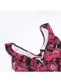 Floral Printed Ruched Sleeveless Maxi Dress -Women's Clothing Shop P 20240618135625687 135