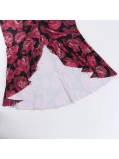 Floral Printed Ruched Sleeveless Maxi Dress -Women's Clothing Shop P 20240618135626806 355