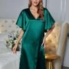 Solid Color Loose Pajamas Dress -Women's Clothing Shop P 20240618163227769 967