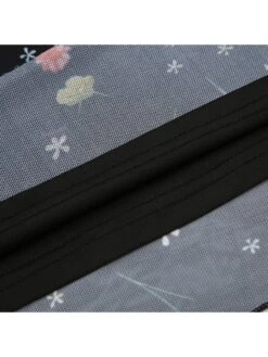 Disty Floral Printing Square Neck Fitted Short Sleeve Dress -Women's Clothing Shop P 20240618170410917 538