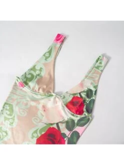 Floral Printed Slim Sleeveless Maxi Dress -Women's Clothing Shop P 20240618170449250 379