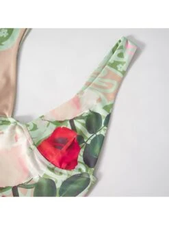 Floral Printed Slim Sleeveless Maxi Dress -Women's Clothing Shop P 20240618170449739 988