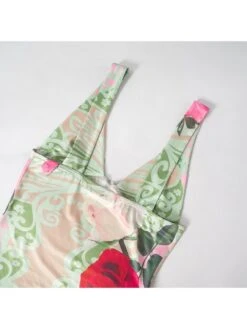 Floral Printed Slim Sleeveless Maxi Dress -Women's Clothing Shop P 20240618170450295 425