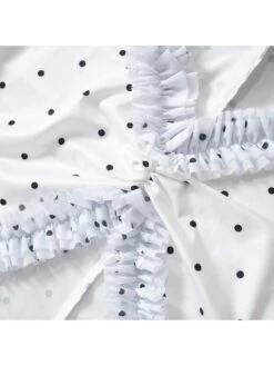 Irregular Dots Hollow Out Ruffle Maxi Dress -Women's Clothing Shop P 20240619084043094 895