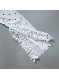 Irregular Dots Hollow Out Ruffle Maxi Dress -Women's Clothing Shop P 20240619084043619 424