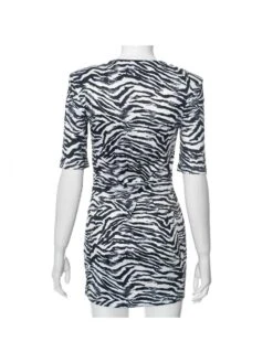 Patchwork High Rise Bodycon Short Sleeve Dress -Women's Clothing Shop P 20240620090010572 488