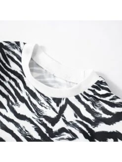 Patchwork High Rise Bodycon Short Sleeve Dress -Women's Clothing Shop P 20240620090011106 388