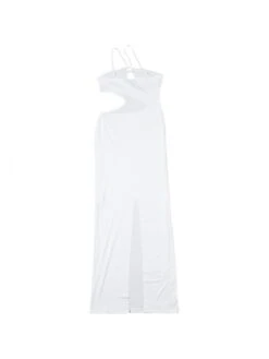 Hollow Out Tie-wrap Sleeveless Maxi Dress -Women's Clothing Shop P 20240620150038202 345