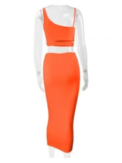 Patchwork High Rise Sheath Dress Skirt Sets -Women's Clothing Shop P 20240620162822724 644