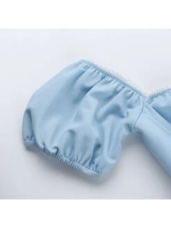 Patchwork Tie-wrap Bodycon Short Sleeve Dress -Women's Clothing Shop P 20240620182448033 946