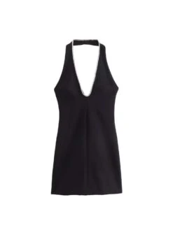 Embellished Halter Backless Sheath Dress -Women's Clothing Shop P 20240624110429225 965