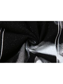 Patchwork Square Neck A-line Short Sleeve Dress -Women's Clothing Shop P 20240624143614699 294