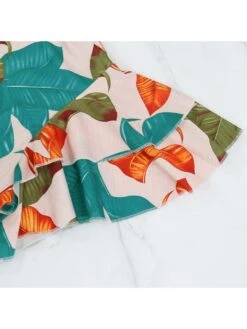 Lace Up High Rise A-line Short Sleeve Dress -Women's Clothing Shop P 20240625152833968 919